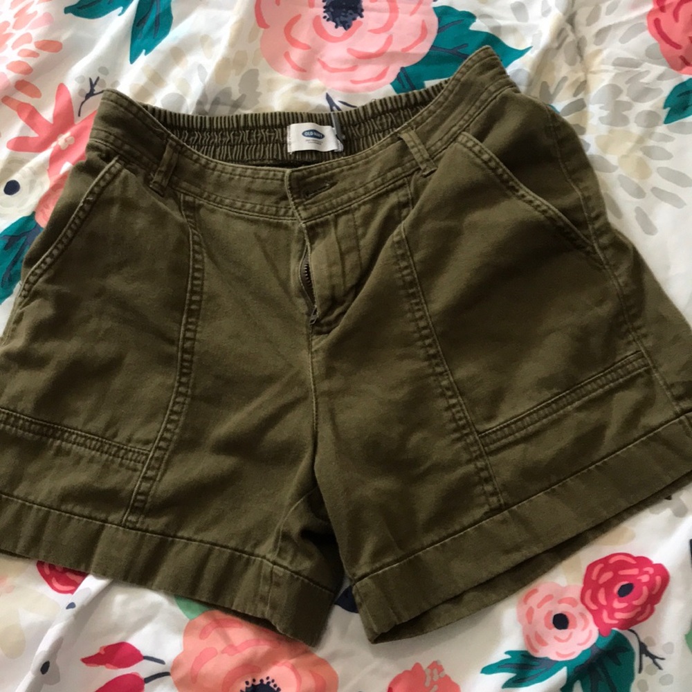 Summer Cargo Army Green Shorts 0